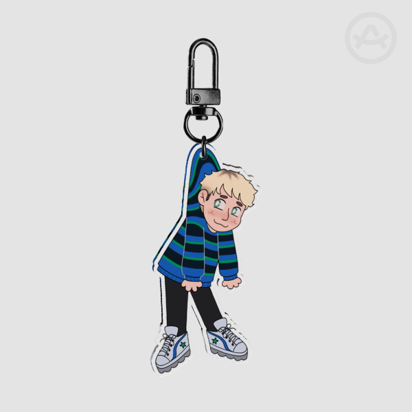 Dangling Phil Keychain