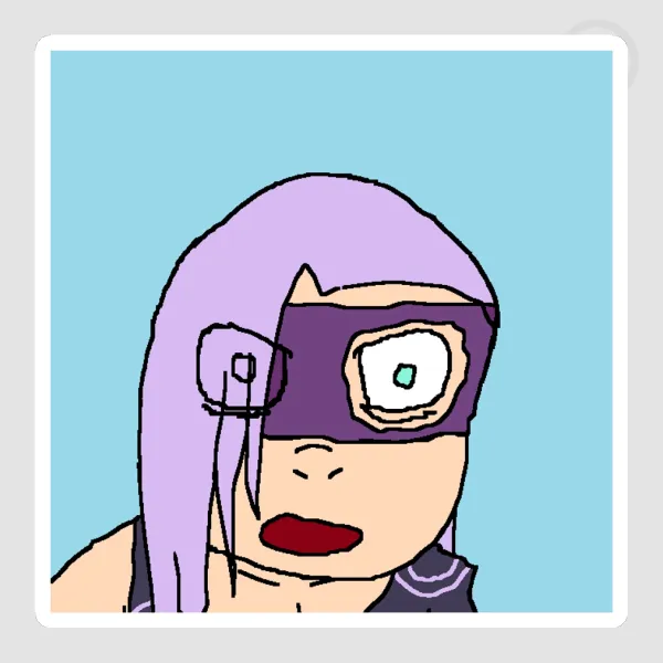 [Shocked Melone] Die-cut Sticker