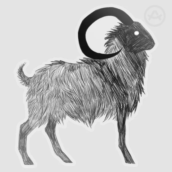 goat sticker