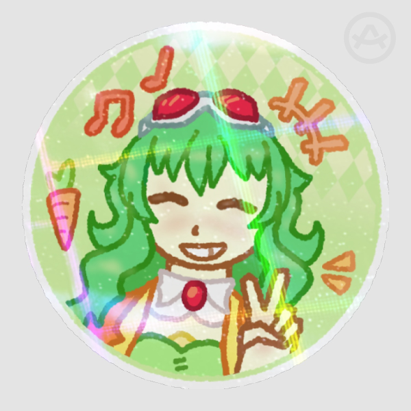 Gumi (Vocaloid) Holo Sticker
