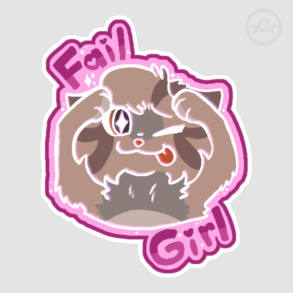 Failgirl Matte Sticker