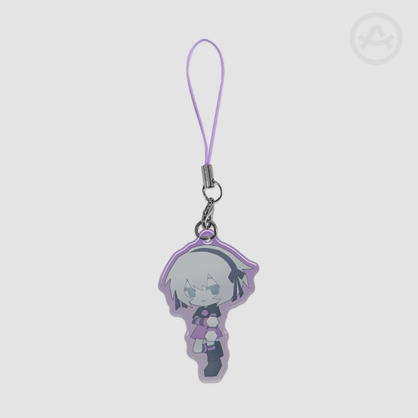 Rose "Low-Poly" Phone Charm