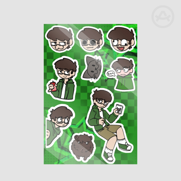 Edd Eddsworld sticker sheet
