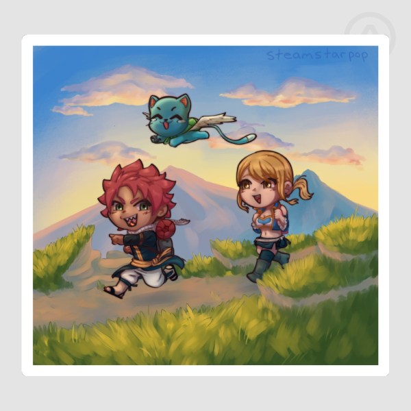 Fairy Tail Nalu Sticker