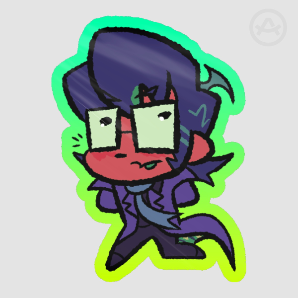 Colored Edge Die Cut Stickers