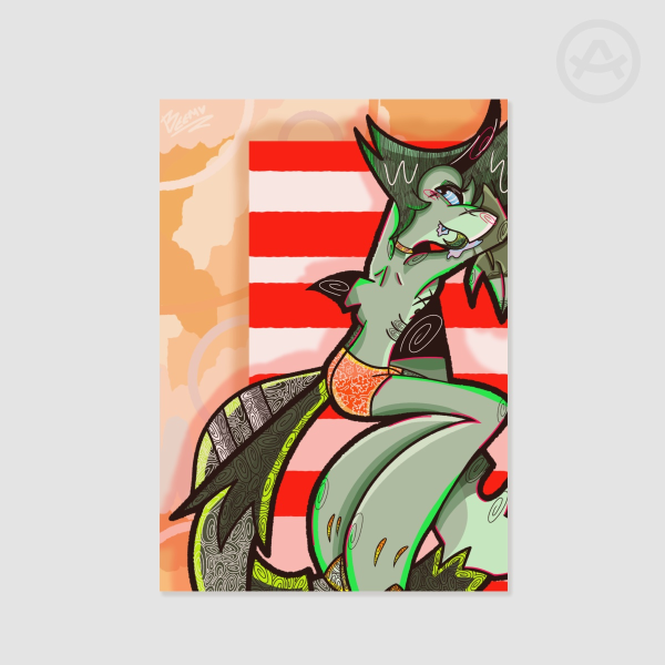 Chaz helluva boss summer Poster Print