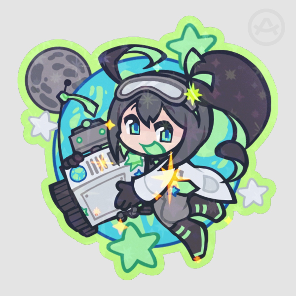 AIBU Colored Edge Holo Sticker