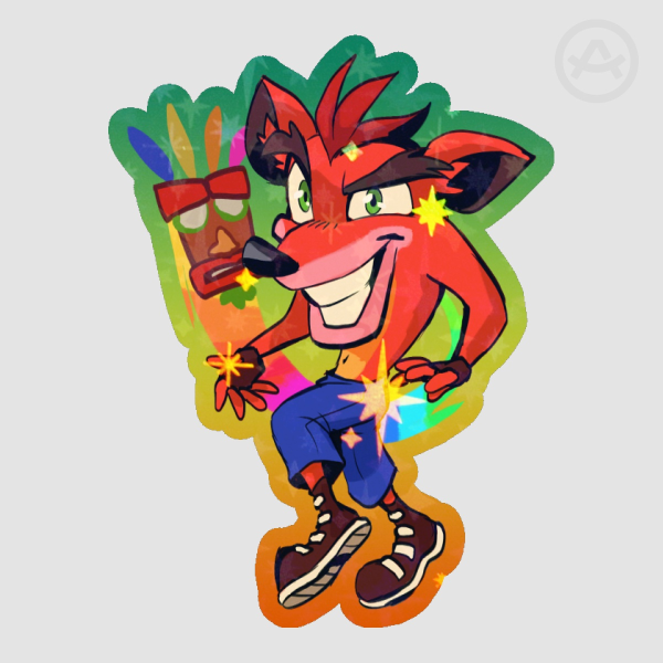 Crash Bandicoot Sticker