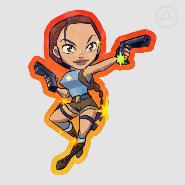 Lara Croft Sticker