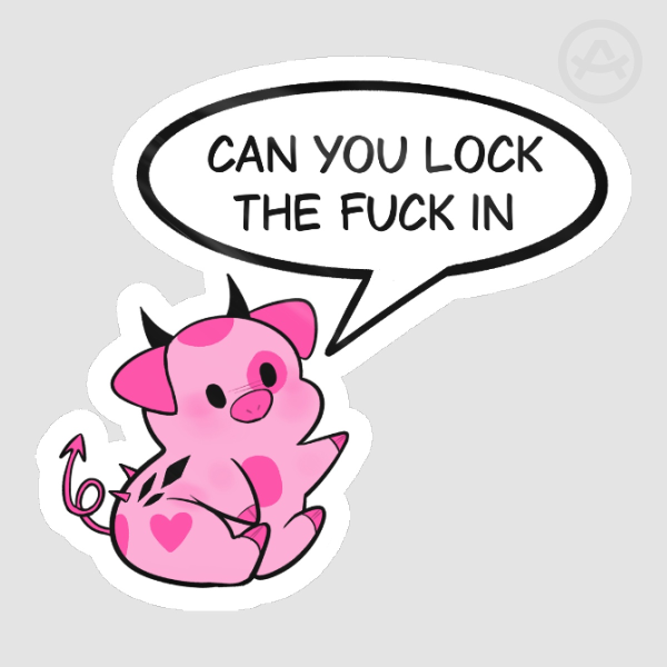 Nuggy Meme Sticker