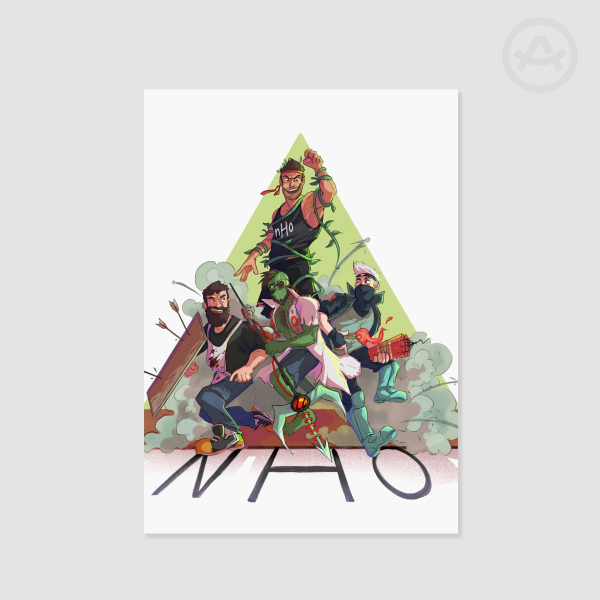 Hermitcraft NHO Group Poster