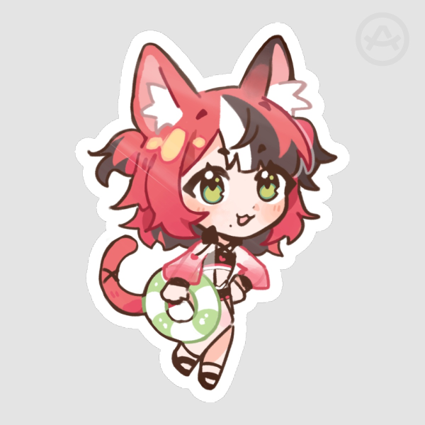Summer Rawrumii Sticker