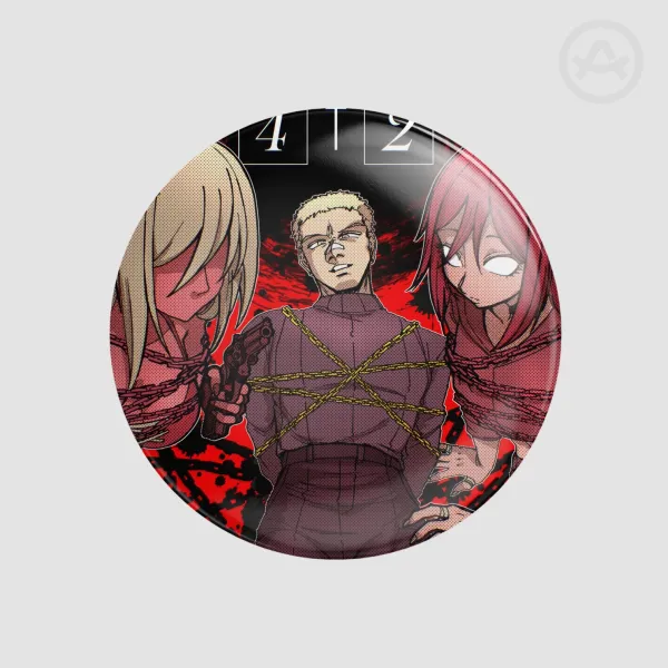 Meaningless Random Numbers Round Badge (Button Pin)