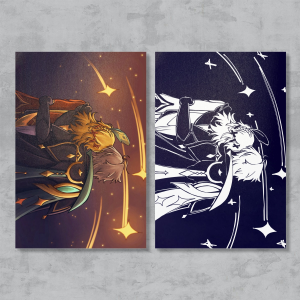 Stargazing haikaveh print