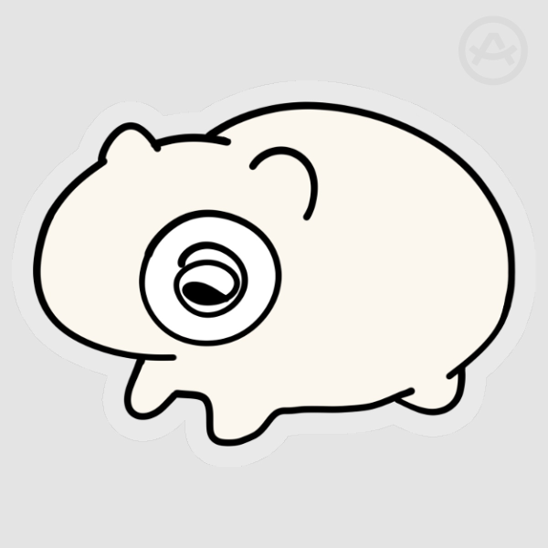 Obee Clear PET Vinyl Sticker