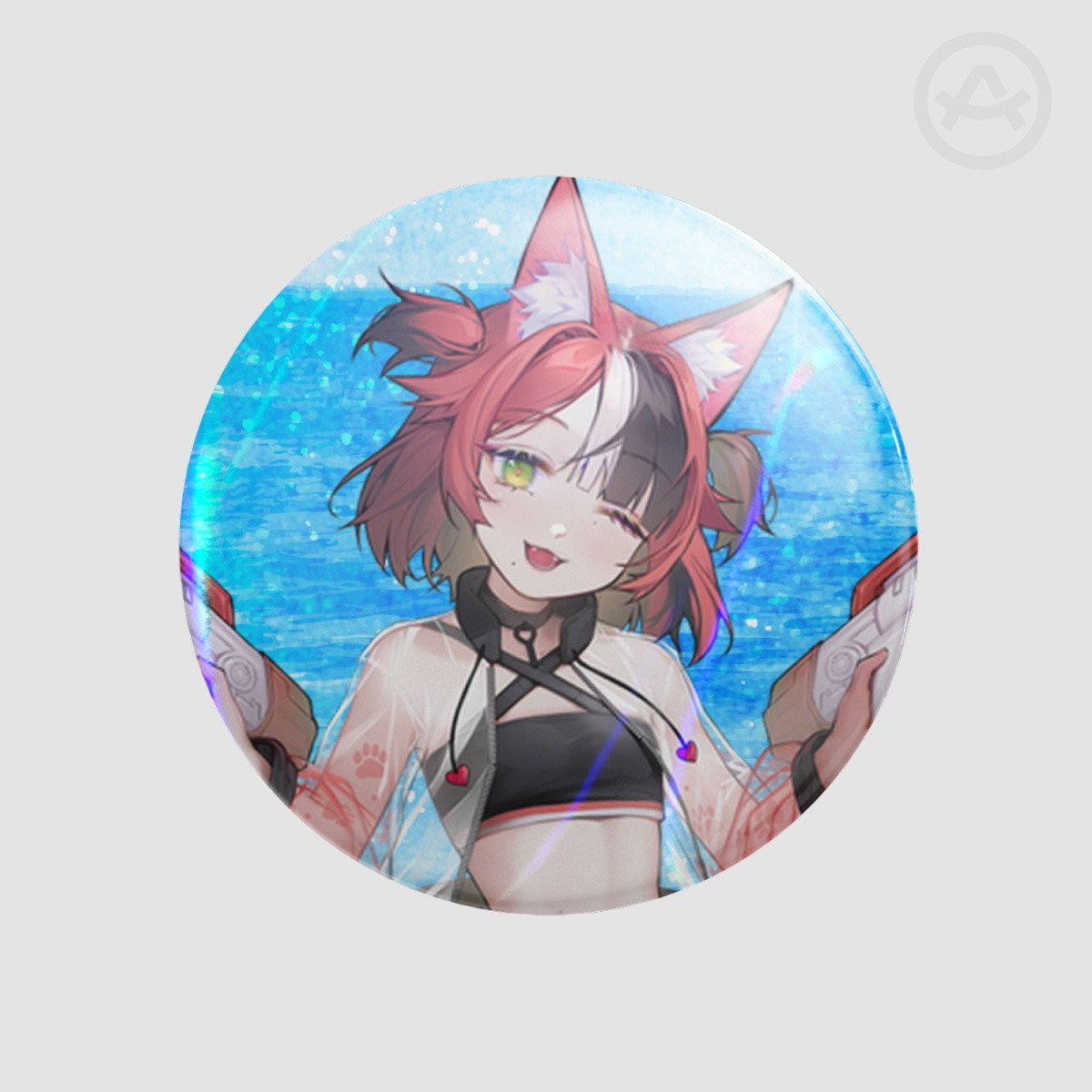 Hot Limit Rawrumii Round Button Pin