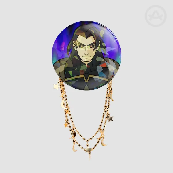 Chase Young Fanart Badge With Chains
