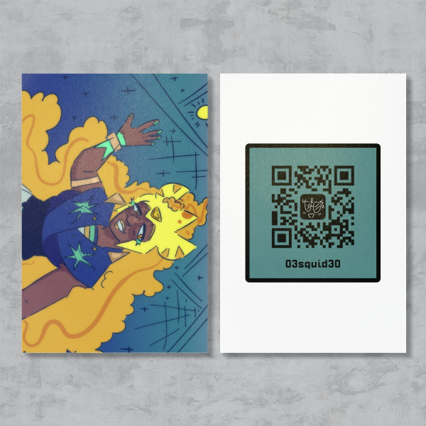 Golden Cheese Postcard Print