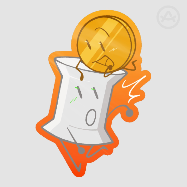 Coinpin Sticker (IDFB)