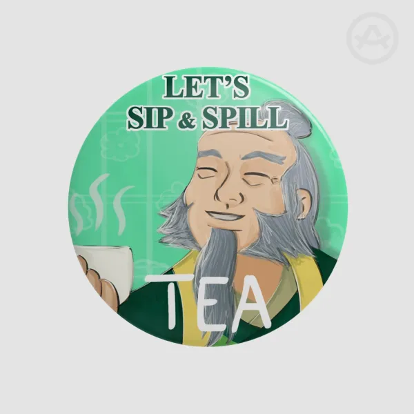 Avatar The Last Airbender Iroh Tea Badge