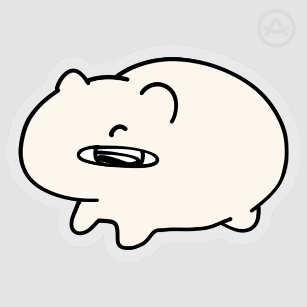 HUH Obee Clear PET Vinyl Sticker