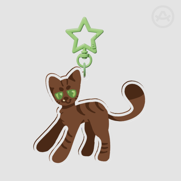Crookedstar Keychain