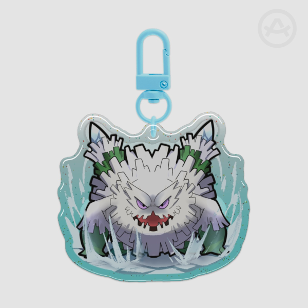 mega evolution keychain Abomasnow