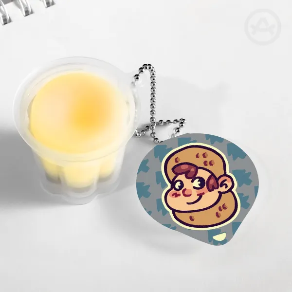 Dipper Peanut Butter Pudding Keychain