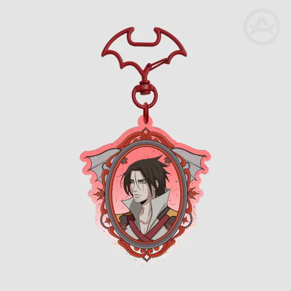 Trevor Colored Edge Acrylic Keychains