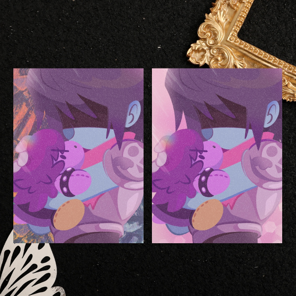 The Nuzzler Cracked Ice Holographic Photocard
