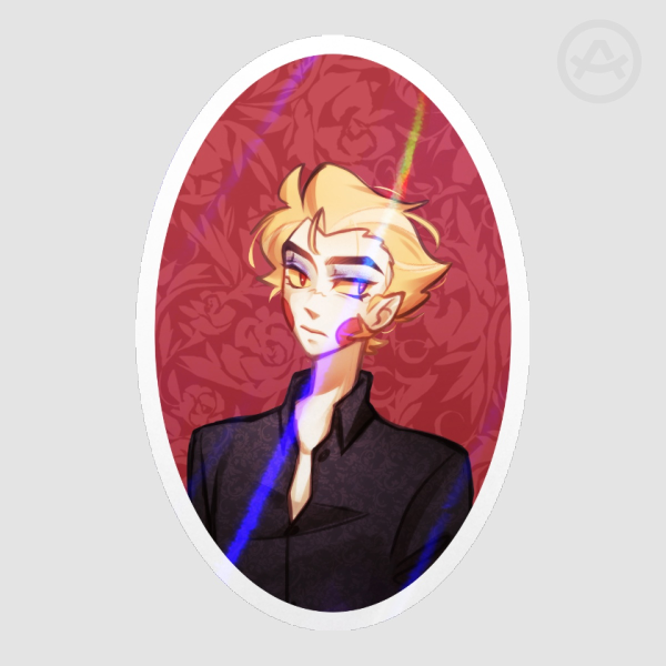 Dark Lucifer Holo Light Sticker