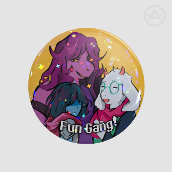Fun Gang button pin