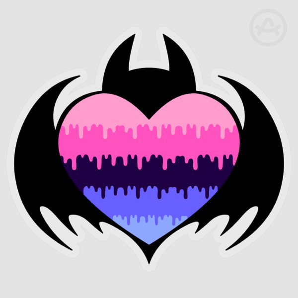 Bat Heart [Omni] Sticker