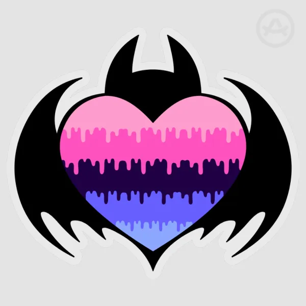 Bat Heart [Omni] Sticker