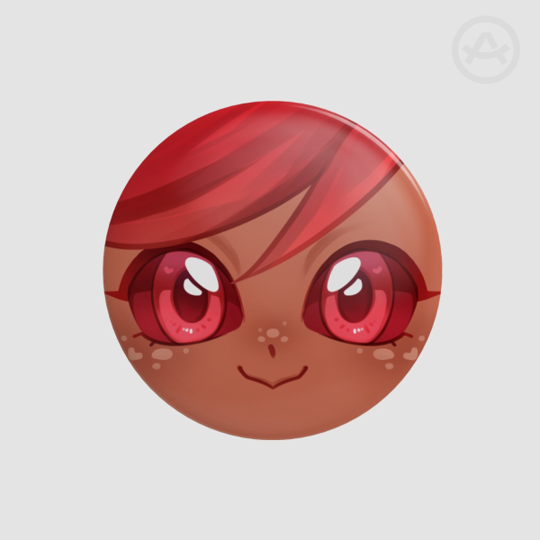 Alastor Round Badge (Button Pin)