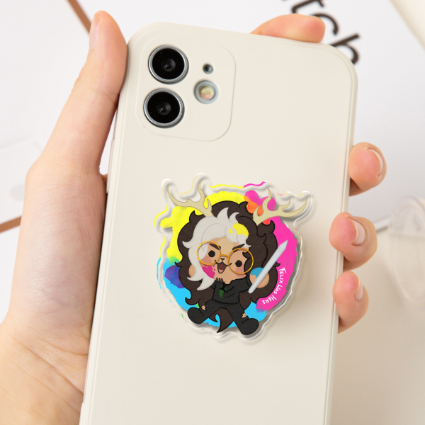 Chibi Creature Felix Phone Grip || Felix Was Here