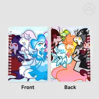 Aquaria PVC Double-side Spiral Notebook