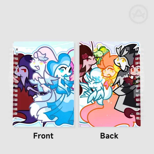 Aquaria PVC Double-side Spiral Notebook