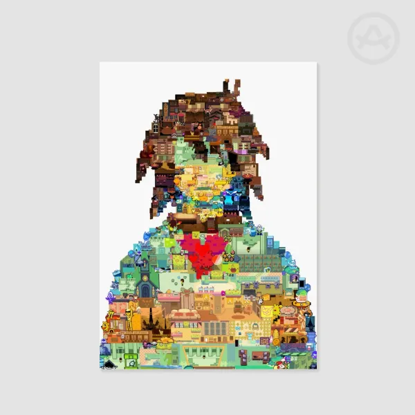 DELTARUNE 7th Anniversary (297mm X 420mm) Print