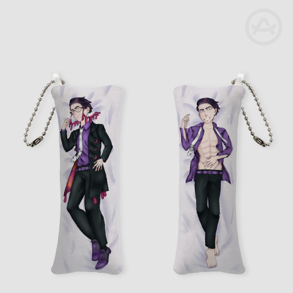 Corbeau Mini Body Pillow Keychains
