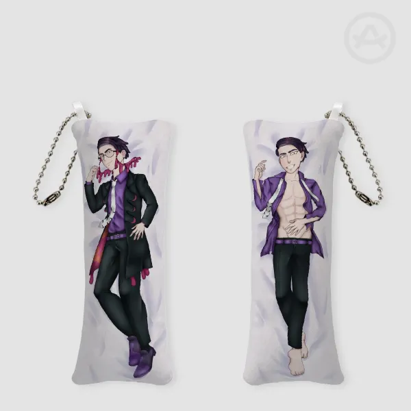 Corbeau Mini Body Pillow Keychains