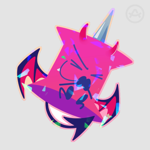 Your Devil Holo Sticker