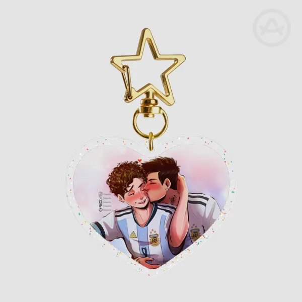 Julienzo Keychain with Glitter