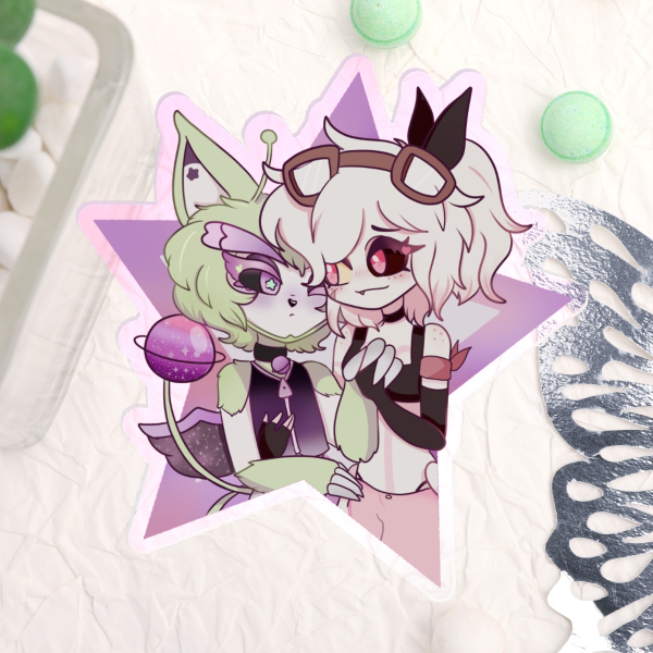 Huskerdust | Angel Dust and Husk LIMITED pin | alien husk au