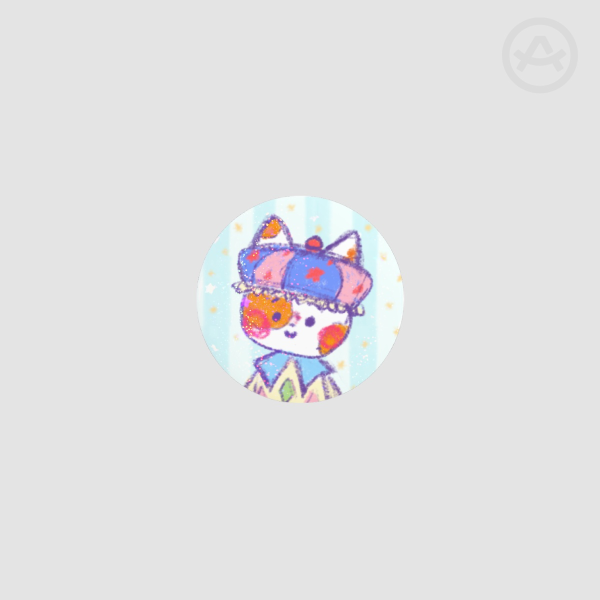 Calico carnival Round Badges (Button Pins)