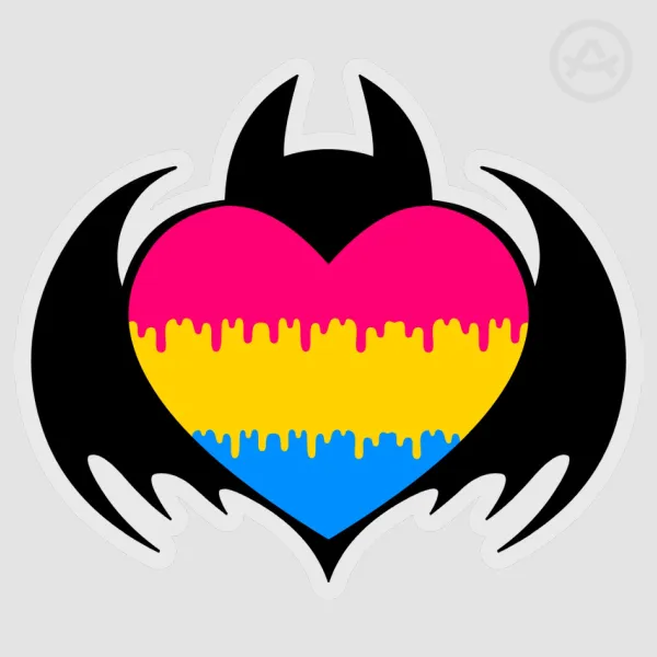 Bat Heart [Pan] Sticker