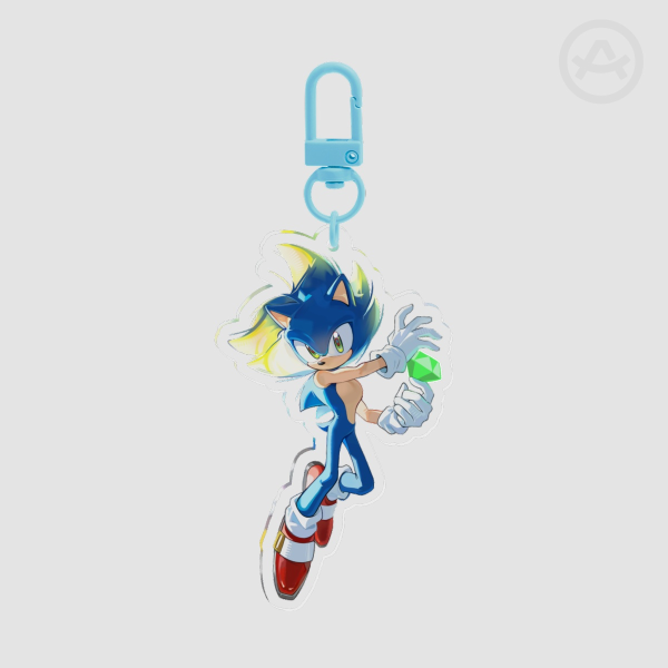 Sonic The Hedgehog Acrylic Keychain!