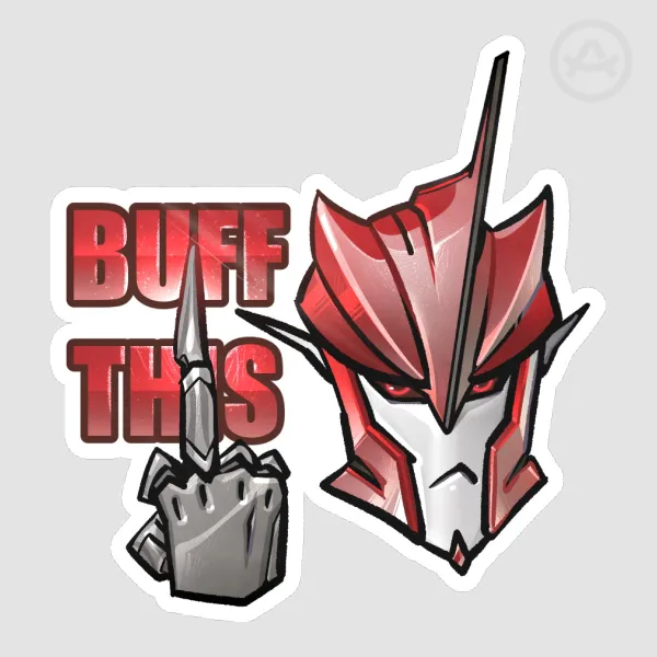Knock Out Sticker (Glossy)