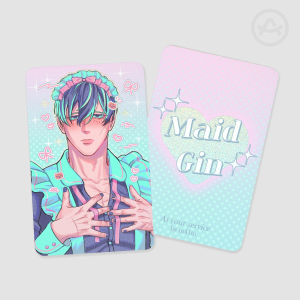 Maid Gin - Holographic Photocards