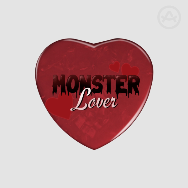 Monster Lover Heart Badge